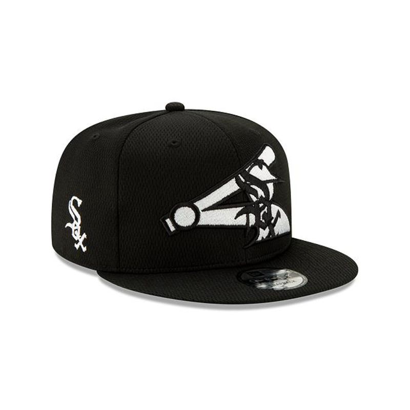 MLB Chicago White Sox Batting Practice 9Fifty Snapback (ATP1077) - Black New Era Caps